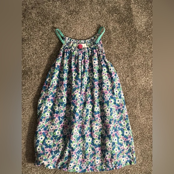Mini Boden Printed Dress Set in Sea Breeze Blue Floral Print Size 7-8 Years - Picture 16 of 16